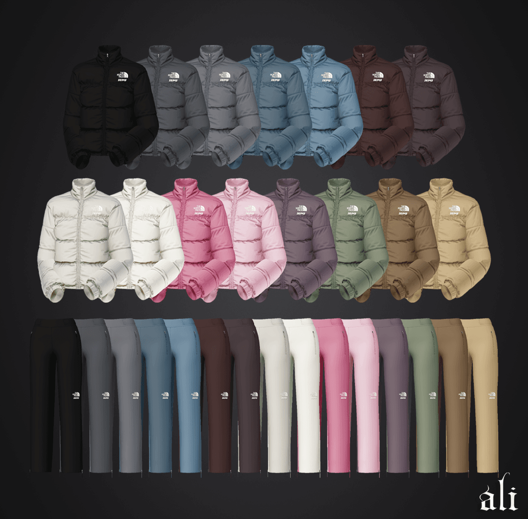 Галерея мода Зимний костюм The North Face x Skims #2